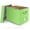 Green, variant on File Organizer Box with Lid, Linen Hanging File Storage Box with Handle, Collapsible Document Filling Box for Letter/Legal Folder, Portable File Box for Office/Decor/Home (1 Pack, Green)