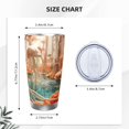 thumbnail image 4 of Cauagu Fantasy Underwater Jellyfish Pattern 20oz Tumbler,Stainless Steel Vacuum Insulated Tumbler with Lid Insulated Coffee Mug Thermal Cup with Splash Proof Sliding Lid-Without Straw, 4 of 8