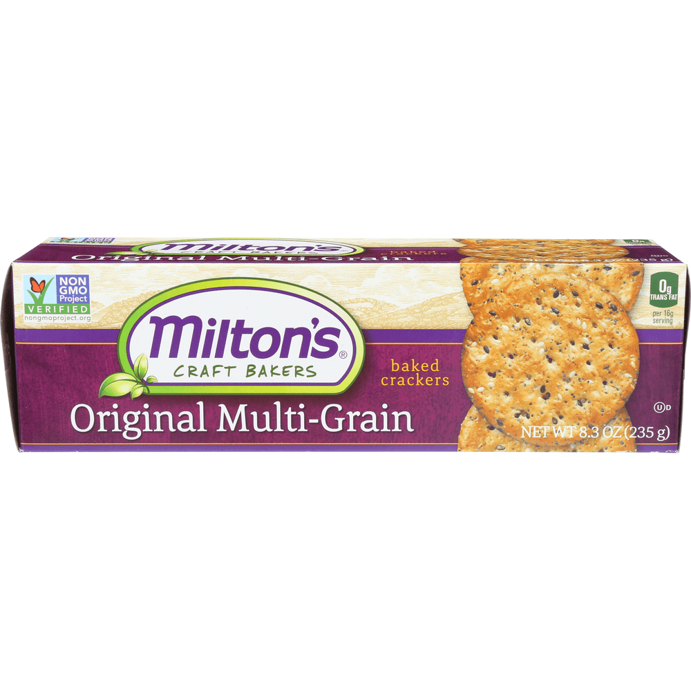 Milton's Craft Bakers Original MultiGrain Baked Crackers, 8.3 Oz