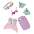 thumbnail image 2 of Our Generation Mermaid Tales Swim Fin and Accessories for 18" Dolls: 7-Piece Beach Set with Bath Accessories, 2 of 6