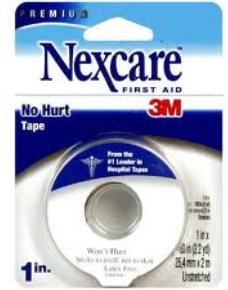 Nexcare No Hurt Tape 1 Inch X 2.2 Yards (Pack of 3) - image 1 of 1