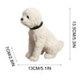 thumbnail image 4 of ABPWLY Toys Simulated Teddy Dog Table Top Decoration Fake Leather Ornament for Car Home Desktop Cute Gift Sensory Toys, 4 of 4