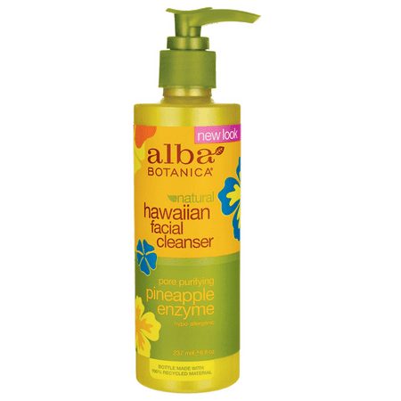 Alba Botanica Natural Hawaiian Facial Cleanser - Pineapple Enzyme 8 fl oz