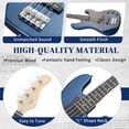 thumbnail image 5 of Ktaxon 46" Electric Bass Guitar Kit with 20W Amplifier, P Bass Style, 4 String, Transparent Blue, 5 of 7