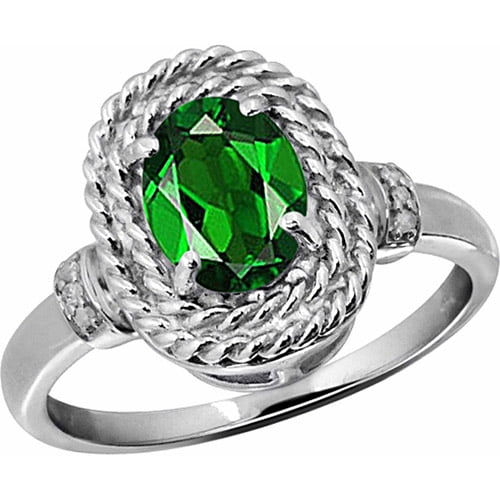 Details about   Chrome Diopside Oval Shape Gemstone 925 Sterling Silver Rose Color Ring 