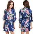 thumbnail image 5 of FJUCHAI Summer Loungewear for Women's Printed Night-Robe Ladies Kimono Style Nightgown Loose Cardigan Robe for Sleepwear S-2XL, 5 of 10
