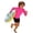 AA#-Hot Pink428, variant on Tiijoy Boys Long Sleeve Rash Guard Top UPF 50 Beach Pool Swim Shirt Swimwear, Sizes 3-14