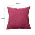 thumbnail image 5 of Joernso Pillowcase Solid Color Tear-resistant Linen Home Pillowcase Decor for Living Room, 5 of 8