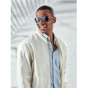 Foster Grant Mens Way-Shape Sport Sunglasses Gunmetal