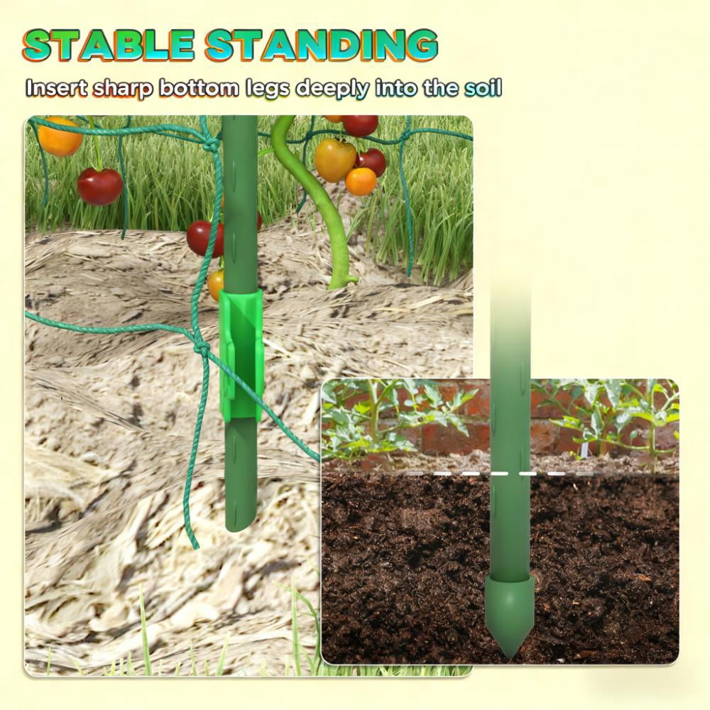 Arch Trellis, Metal Garden Trellis for Climbing Plants Outdoor, with Climbing Net