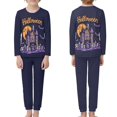 thumbnail image 3 of DISNIMO Purple Halloween Pjs for Kids Girls Pajamas for 11 Year Olds Long Sleeve Pj Set Kids 2 Piece Pjs for Girls Long Pants and Long Sleepwear Sets for Children Boys, 3 of 7
