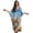 Blue and Beige - Beach Starfish, variant on Kaftan Dress for Women Leopard Print V Neck Batwing Sleeve Caftan Dresses Summer Beach Coverups Loose Fit Swimsuit Cover Ups