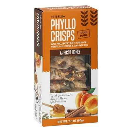 (Pack of 12) Nu Bake Phyllo Crisps Apricot Honey 2.8 oz (Pack of 12) Nu Bake Phyllo Crisps Apricot Honey 2.8 oz