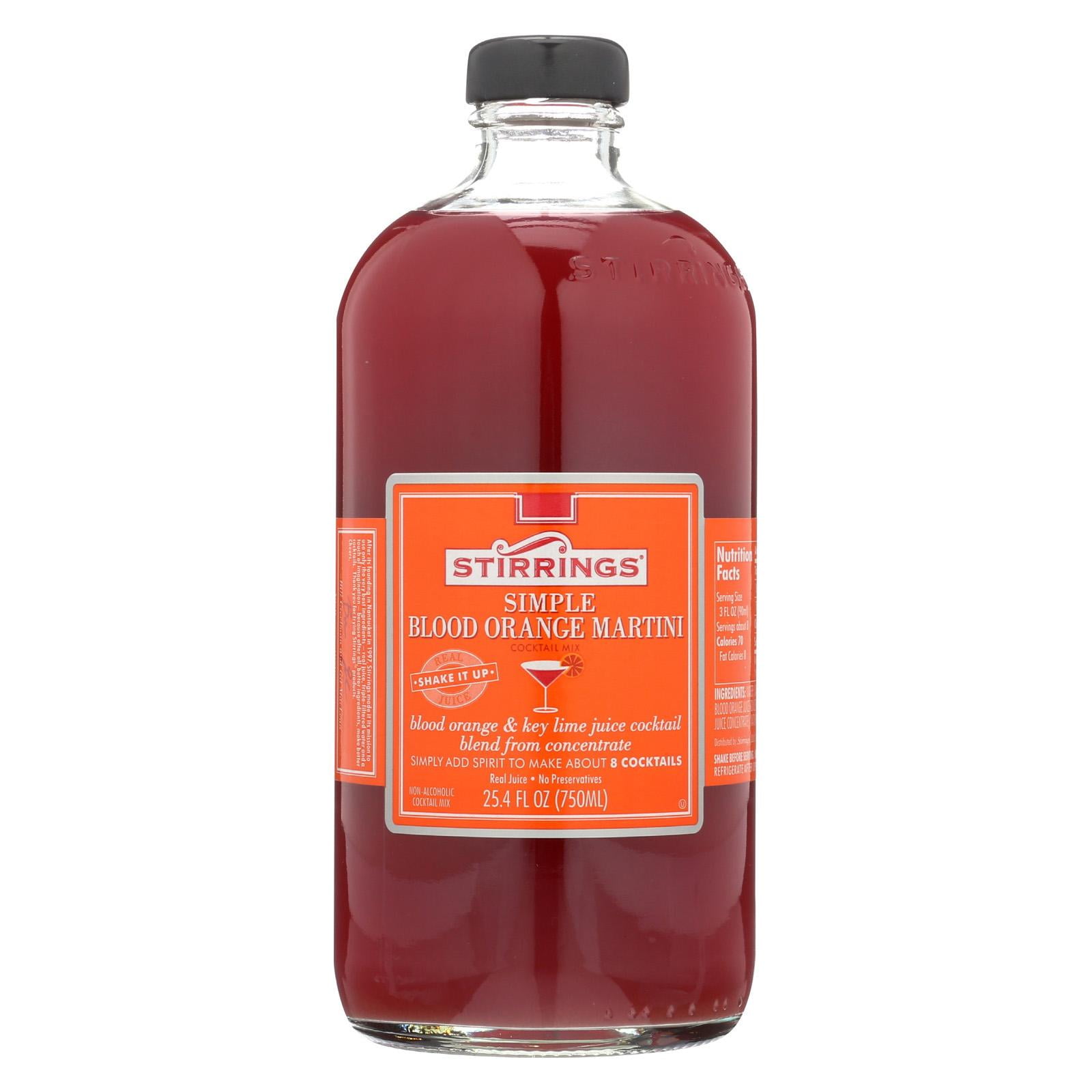 Stirrings Cocktail Mixer, Blood Orange, 25.4 Fl Oz, 1 Count