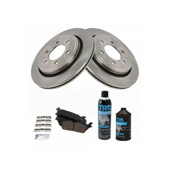 Rear Brake Pad and Rotor Kit - Compatible with 2015 - 2017 Ford F-150 2016