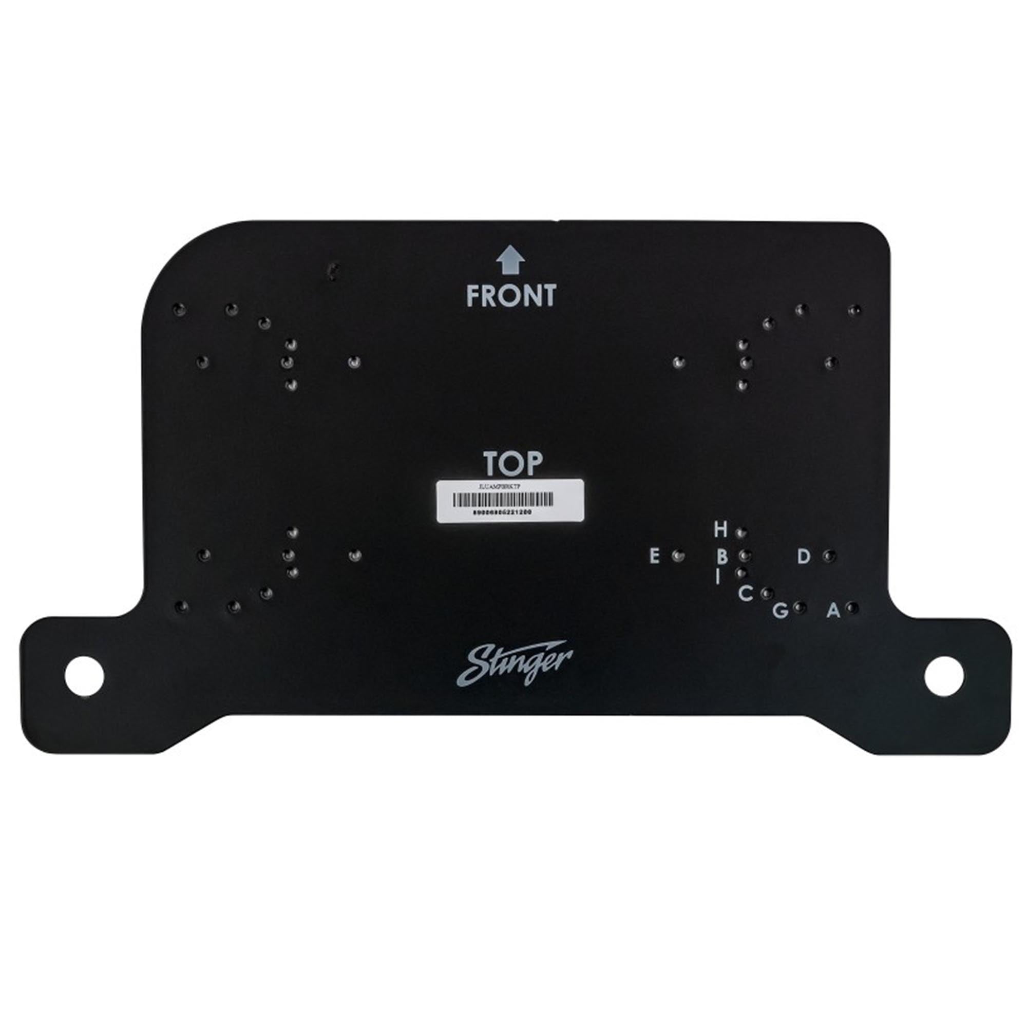 Stinger JLUAMPBRKTP AMP Bracket for mounting AMP Under Passenger side
