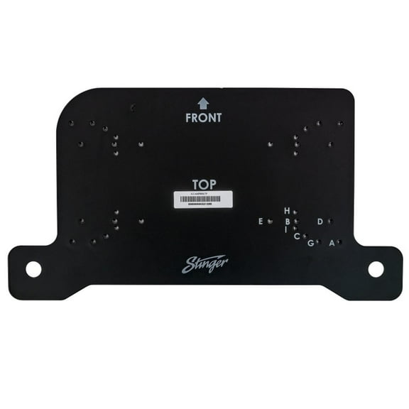 Stinger JLUAMPBRKTP AMP Bracket for mounting AMP Under Passenger side seat Compatible with 2007-2018 Wrangler JLU