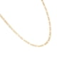 thumbnail image 2 of Cadena Collar Ametrinaa Figaro 3x1 4mm Unisex 55cm Chapa de Oro 18k MPCA0022, 2 of 5