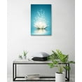 thumbnail image 3 of Canvas Prints Wall Art Lotus Flower Pictures Bathroom Decor Zen Painting Spa Photo Artwork Framed for Spiritual Meditation Yoga Room Ready to Hang 12 x 16inch, 3 of 6
