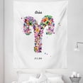 thumbnail image 1 of Zodiac Aries Tapestry, Lively Butterflies and Blooming Flowers as an Astrology Spring Inspired, Fabric Wall Hanging Decor for Bedroom Living Room Dorm, 5 Sizes, Multicolor, by Ambesonne, 1 of 1