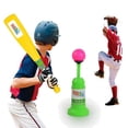 thumbnail image 4 of Juego de juguetes de béisbol, lanzador automático de entrenamiento deportivo al aire libre para niños divertidos, juego de juguetes de bate de béisbol, 4 of 5