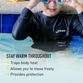 thumbnail image 3 of FINIS Thermal Swim Shirt - Women's, Kid's, and Men's High-Quality Swim Shirt for Lap Training or Outdoor Swimming - Swim Gear for Pool Accessories - Youth, Medium, 3 of 6