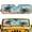 Coastal Sea Turtle, variant on Pzuqiu 52.95x16.14 Inches Reflect Heat Windshield Sun Shield, Heat Insulation Front Windshield Sun Shade for Off-road Interior Vehicle, Sunflower Blue Butterfly