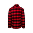 thumbnail image 2 of MidwayUSA Men's Flannel Shirt Jac Jacket Red Buffalo Check XL Tall, 2 of 4