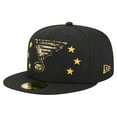 thumbnail image 3 of Men's New Era  Black St. Louis Blues Military Appreciation Digital Camo Stars 59FIFTY Fitted Hat, 3 of 5