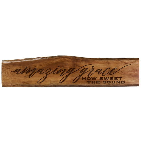 Amazing Grace Live Edge Wall Hanging Decor
