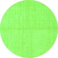 thumbnail image 1 of Ahgly Company Indoor Round Solid Green Modern Area Rugs, 6' Round, 1 of 4