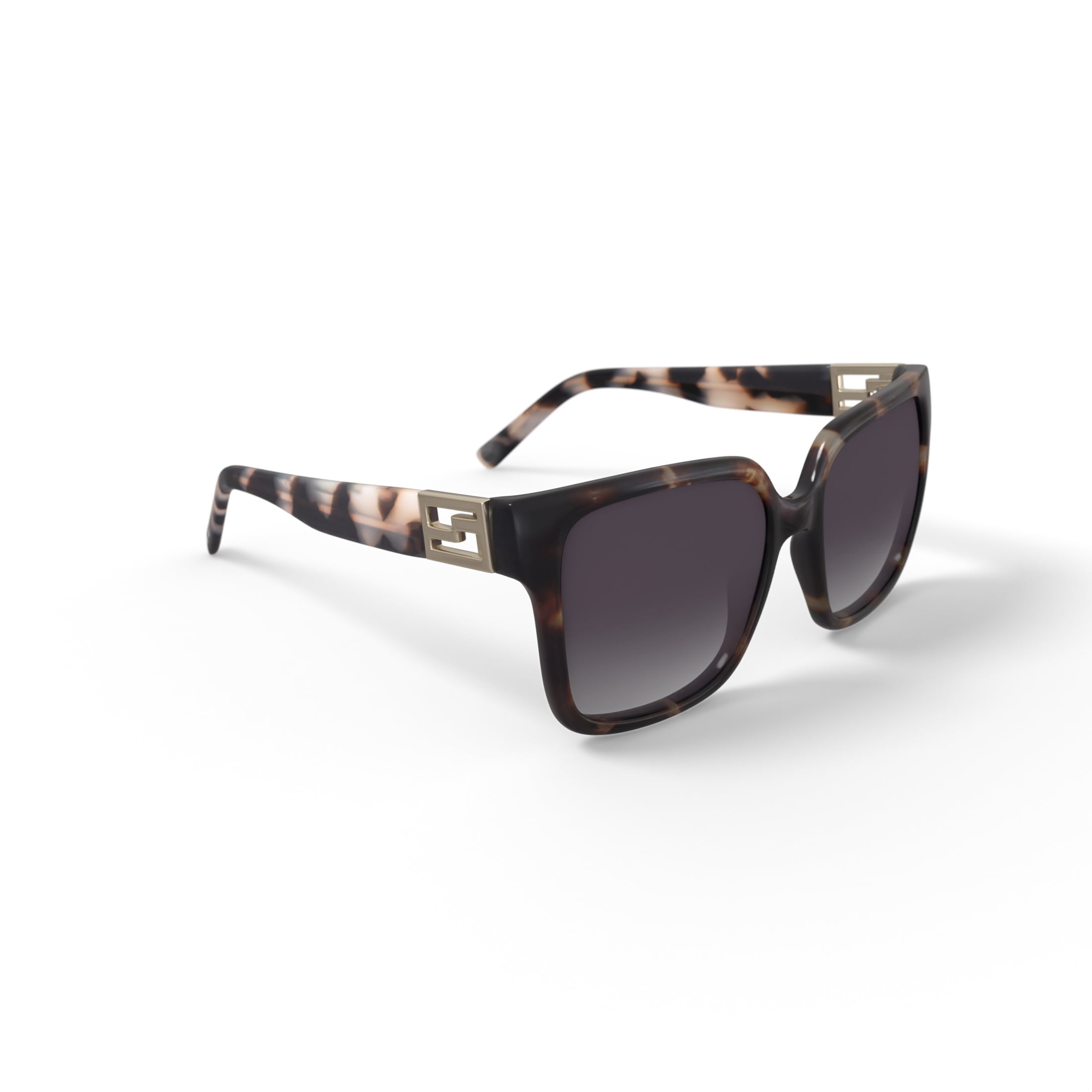 Reverb Women's Square Prescription Fashion Sunglasses, RVLOS2014, Tortoise, 55-19-145, with Case