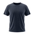 thumbnail image 4 of Men's Originals Lightweight T-Shirt,Tri-Blend Tee, Men's Short Sleeve T Shirts Soft Crew Neck Basic Tee Casual Summer Tops Regular Fit Daily Wear Dark Blue L, 4 of 9