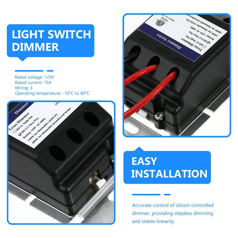 Smart Touch LED Dimmer Switch - 120V TRIAC