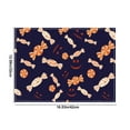 thumbnail image 3 of Wovilon Halloween Table Mats Funny Cute Pumpkin Candy Festival Children Restaurant Decoration Mats Insulation Mats Printed Mats, 3 of 6