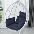 thumbnail image 4 of SHANNA Cushion Hanging Chair Adults with 1 Cushion Headrest Pillow, Blue, 4 of 9