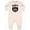 Natural Heather, variant on Funny Beard Baby Grow-daddy's Little Beard Puller Funny Baby Fleece Romper