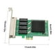thumbnail image 2 of RJ-45 4-Port Ethernet Server Adapter Gigabit Network Card PCI-E X1 Interface, 2 of 6