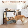 thumbnail image 4 of Large Dog Toy Basket (23.6"x11.2"x9.7"), Dogs Toy Bin with Storage Organizer, Trapezoid Toy Box for Dog Stuff Accessories, Pet Toy Storage Holder Chest for Cat Dogs Essential Supplies, 4 of 16