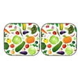 thumbnail image 7 of Naloa Vegetables2 2 Piece Foldable Car Sun Shades, Car Windshield Sunshade, Front Window Sunshade for Car, Truck, SUV - Small, 7 of 7