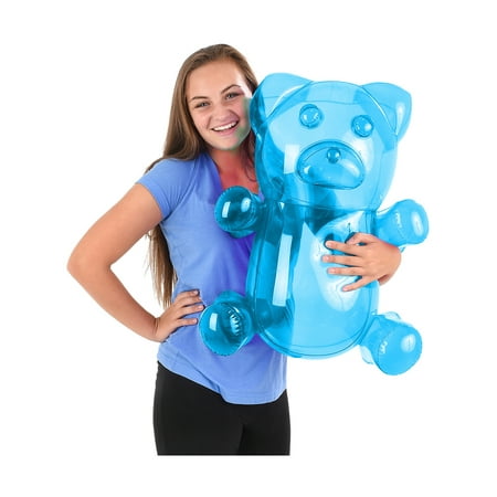 - Delicious Candy Large Blue Gummy Bear Animal Inflatable 24