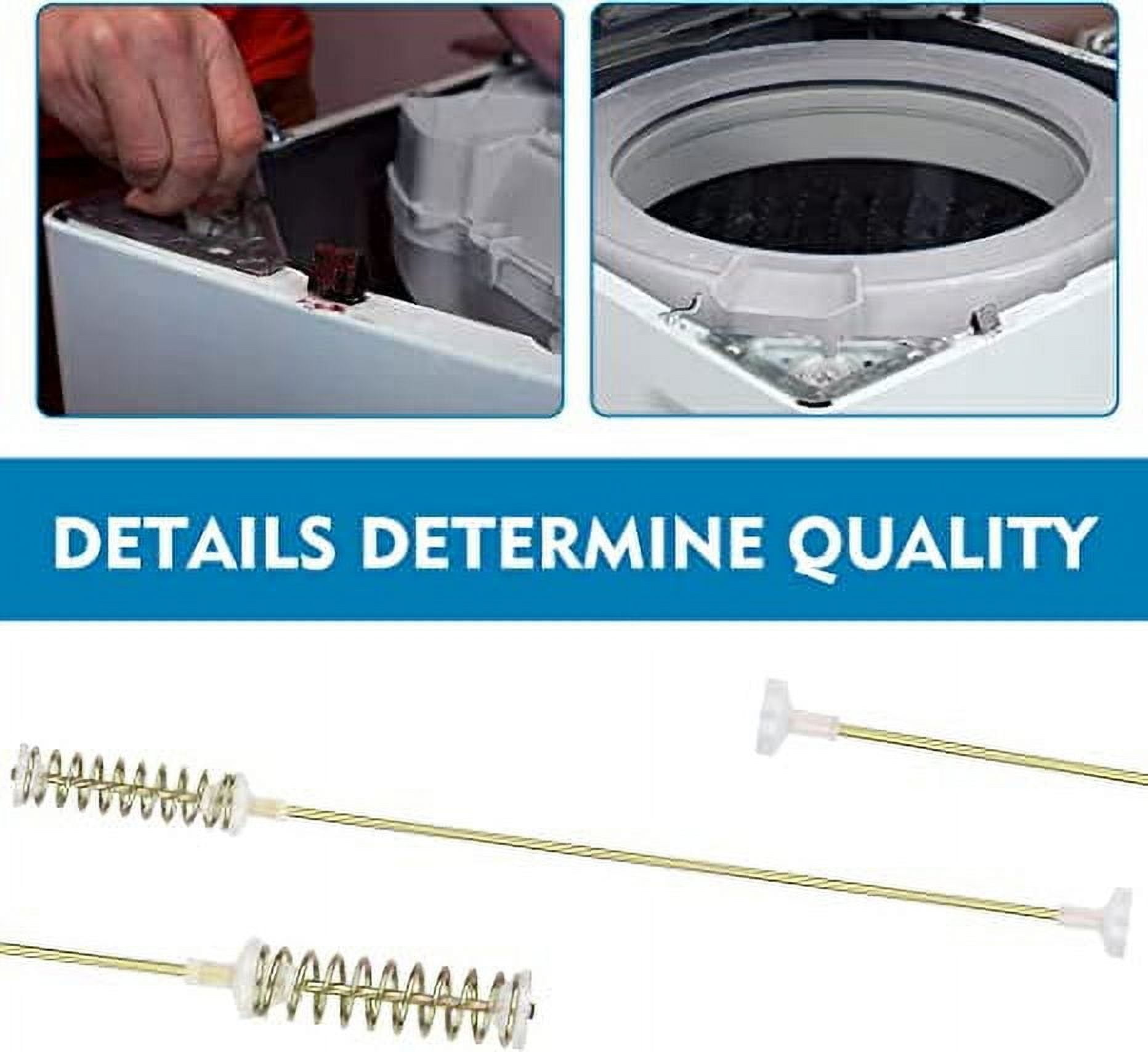Upgrade 4 Pieces DC97-16350E Washer Damper Suspension Support Rods Compatible for Samsung Washer Replacement Part DC97-05280K DC97-16350J DC97-05280W PS4276369 3282690