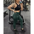 thumbnail image 4 of COMFREE Women High Waisted Yoga Pants Workout Butt Lifting Scrunch Booty Leggings Tummy Control Anti Cellulite Textured Tights, 4 of 7