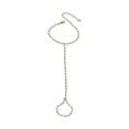 thumbnail image 4 of Elegant Minimalist French Style Rhinestone Chain Bracelet and Ring Set for Women Jewelry, 4 of 4