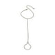 thumbnail image 4 of Minimalista estilo francés Rhinestone cadena pulsera anillo conjunto para las mujeres, 4 of 4