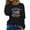 Black, variant on MEICHEN Women's Long Sleeved T Shirt American Flag 250th Anniversary 1776-2026 Sports Shirt Printed Round Neck Daily Outdoor Casual Top