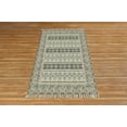 thumbnail image 4 of Casavani Handblock Printed Cotton Area Rug Square Dining, Bedroom Area Carpets, Gray 4x4 Feet, 4 of 5