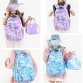 thumbnail image 7 of Purple Backpack with Lunch Box Elementary Middle High School Backpacks Students Bookbag Set School Bags, 7 of 7