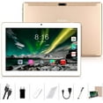 thumbnail image 3 of Tablet TOSCIDO 10 inch, 4GB RAM 64GB Storage, Octa-Core 1.6GHz Processor, Android 10.0, 5000mAh, Type C, GPS/WiFi/Bluetooth4.2, Keyboard/Mouse/Tablet Cover Include, Gold, 3 of 7