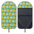 thumbnail image 6 of Chririnla Car Seat Towel Cover, Compatible with Truck Seat Van, Plush Microfiber Car Seat Cover for Trucks Cars, Lemon Flower Pattern, 6 of 7